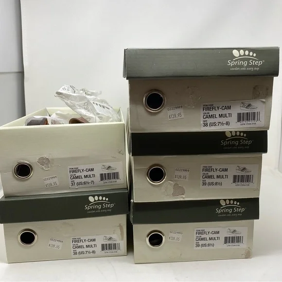 SPRING STEP FIREFLY LEATHER SLIP-ON SHOE IN CAMEL - Picture 7 of 7